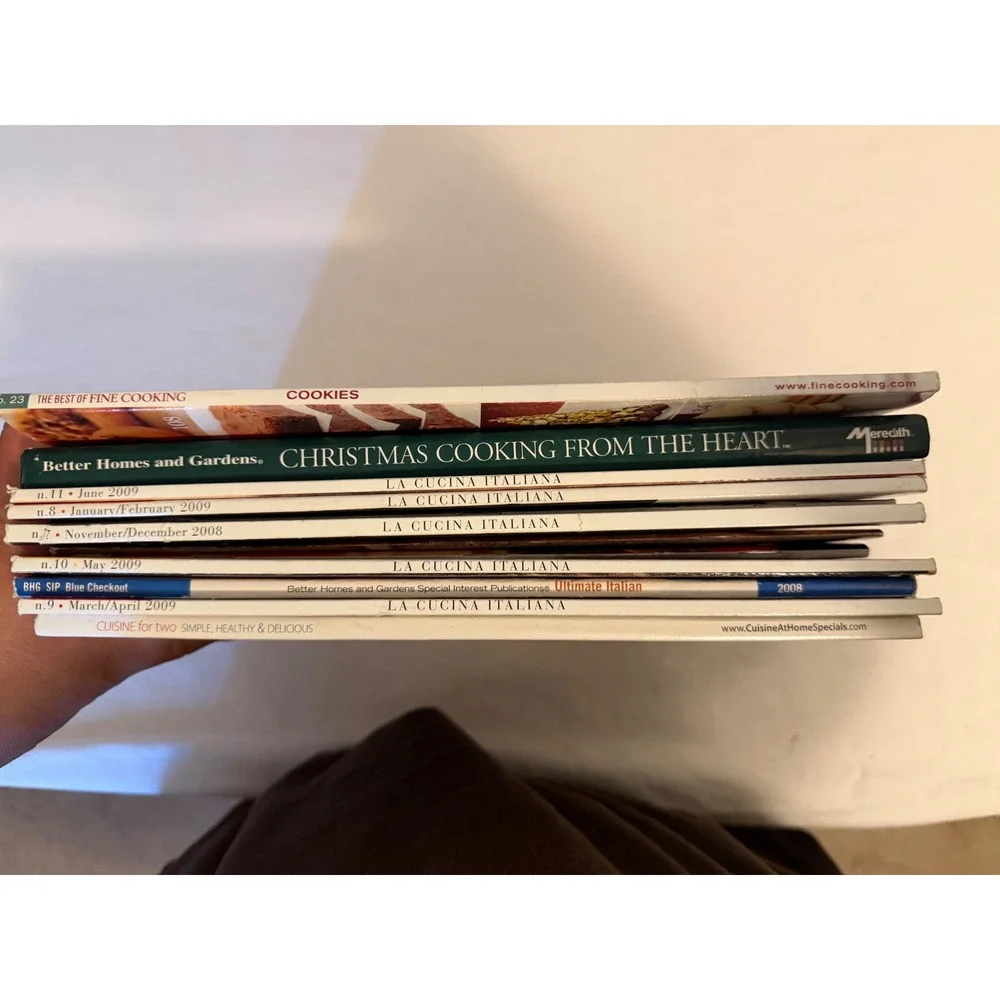 Lot of 10 Cooking Magazines La Cucina Italiana Taste of Home BHG 2005-2009